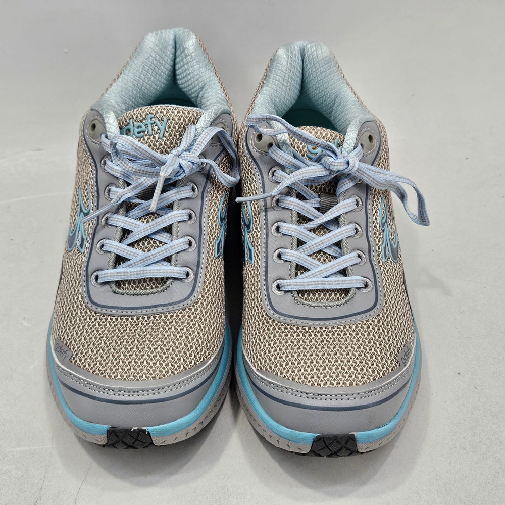 Gravity Defyer G-Defy Ion Women 9 Grey Blue TB9024FGU-M VersoShock Walking Shoes - Picture 2 of 14